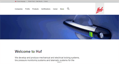 Desktop Screenshot of huf-group.com